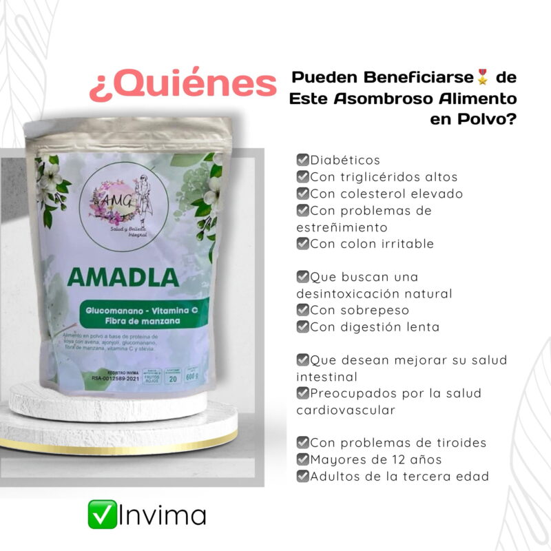 Amadla: Fibra Natural para Digestión y Control de Peso - Image 3