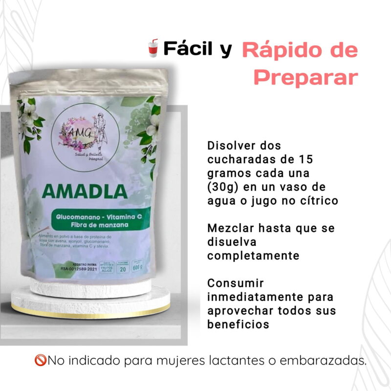 Amadla: Fibra Natural para Digestión y Control de Peso - Image 2