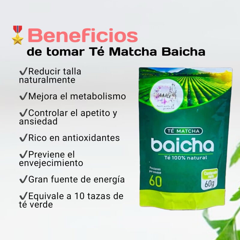 Té Matcha Baicha: Energía Natural y Bienestar para tu Salud - Image 5